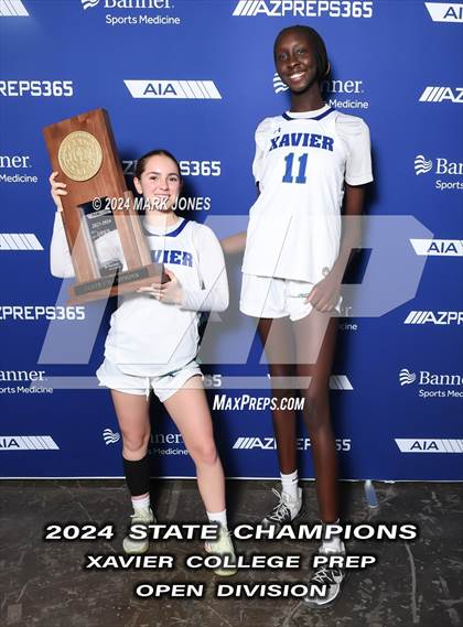 Thumbnail 1 in Xavier College Prep vs. Desert Vista (AIA Open Final - Awards) photogallery.