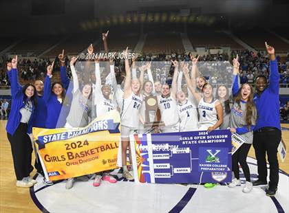 Thumbnail 1 in Xavier College Prep vs. Desert Vista (AIA Open Final - Awards) photogallery.