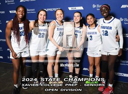Thumbnail 1 in Xavier College Prep vs. Desert Vista (AIA Open Final - Awards) photogallery.