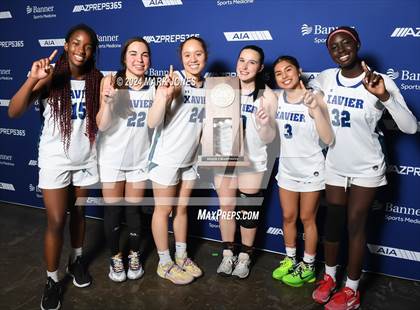 Thumbnail 2 in Xavier College Prep vs. Desert Vista (AIA Open Final - Awards) photogallery.