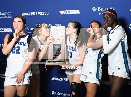 Thumbnail 1 in Xavier College Prep vs. Desert Vista (AIA Open Final - Awards) photogallery.