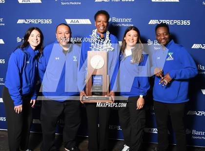 Thumbnail 3 in Xavier College Prep vs. Desert Vista (AIA Open Final - Awards) photogallery.