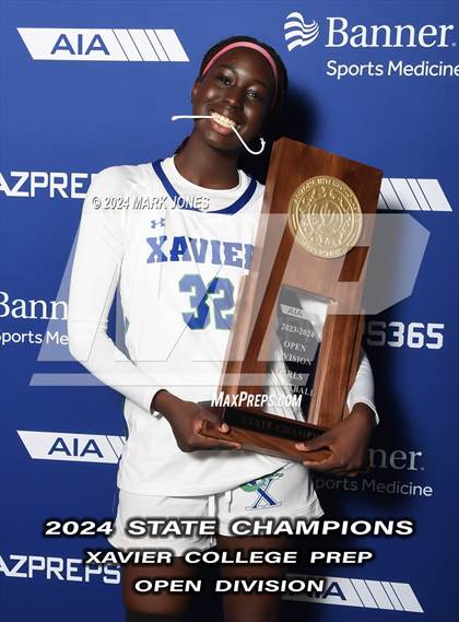 Thumbnail 1 in Xavier College Prep vs. Desert Vista (AIA Open Final - Awards) photogallery.