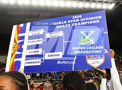 Thumbnail 1 in Xavier College Prep vs. Desert Vista (AIA Open Final - Awards) photogallery.