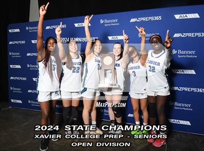Thumbnail 2 in Xavier College Prep vs. Desert Vista (AIA Open Final - Awards) photogallery.