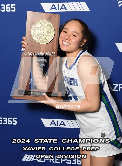 Thumbnail 2 in Xavier College Prep vs. Desert Vista (AIA Open Final - Awards) photogallery.