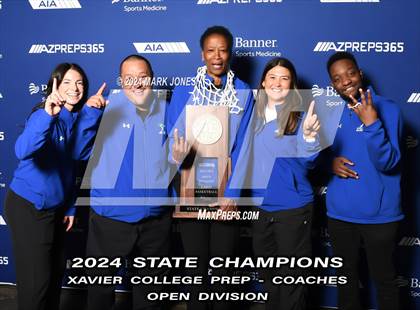 Thumbnail 2 in Xavier College Prep vs. Desert Vista (AIA Open Final - Awards) photogallery.