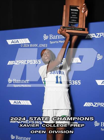Thumbnail 1 in Xavier College Prep vs. Desert Vista (AIA Open Final - Awards) photogallery.
