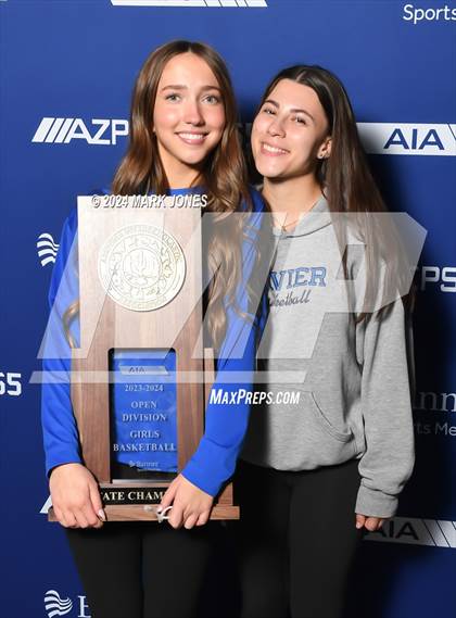 Thumbnail 2 in Xavier College Prep vs. Desert Vista (AIA Open Final - Awards) photogallery.