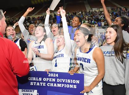 Thumbnail 3 in Xavier College Prep vs. Desert Vista (AIA Open Final - Awards) photogallery.