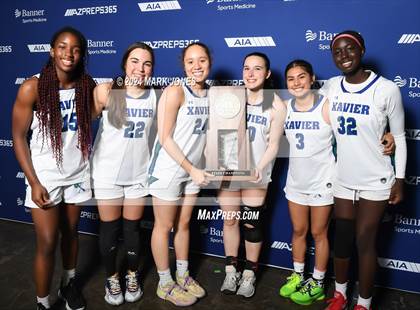 Thumbnail 1 in Xavier College Prep vs. Desert Vista (AIA Open Final - Awards) photogallery.