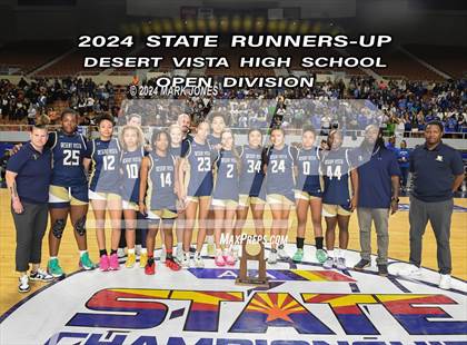 Thumbnail 3 in Xavier College Prep vs. Desert Vista (AIA Open Final - Awards) photogallery.