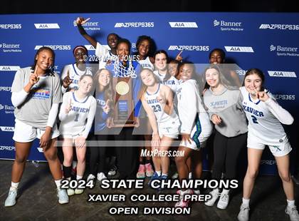 Thumbnail 2 in Xavier College Prep vs. Desert Vista (AIA Open Final - Awards) photogallery.