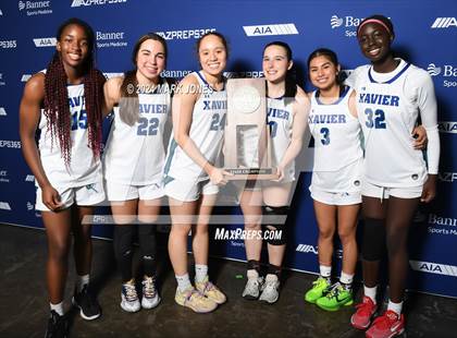 Thumbnail 3 in Xavier College Prep vs. Desert Vista (AIA Open Final - Awards) photogallery.