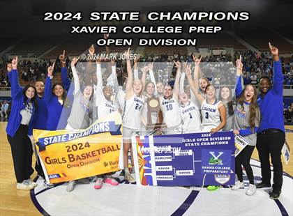 Thumbnail 2 in Xavier College Prep vs. Desert Vista (AIA Open Final - Awards) photogallery.