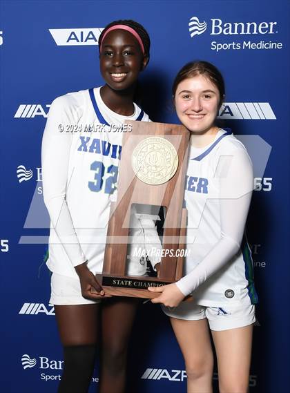 Thumbnail 2 in Xavier College Prep vs. Desert Vista (AIA Open Final - Awards) photogallery.