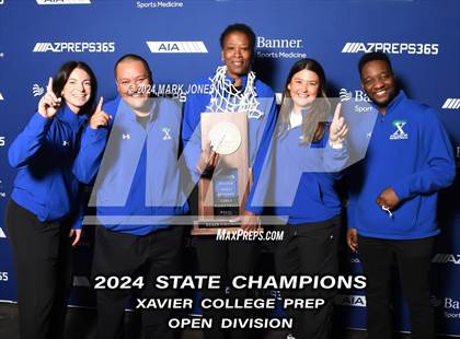 Thumbnail 1 in Xavier College Prep vs. Desert Vista (AIA Open Final - Awards) photogallery.