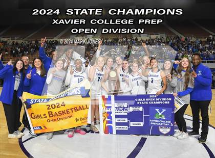 Thumbnail 1 in Xavier College Prep vs. Desert Vista (AIA Open Final - Awards) photogallery.