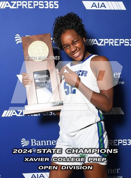 Thumbnail 2 in Xavier College Prep vs. Desert Vista (AIA Open Final - Awards) photogallery.