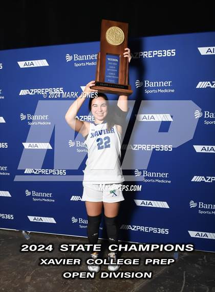 Thumbnail 2 in Xavier College Prep vs. Desert Vista (AIA Open Final - Awards) photogallery.