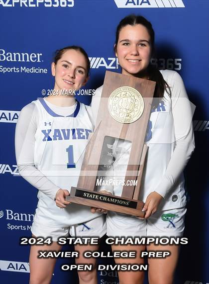 Thumbnail 1 in Xavier College Prep vs. Desert Vista (AIA Open Final - Awards) photogallery.