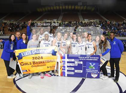 Thumbnail 3 in Xavier College Prep vs. Desert Vista (AIA Open Final - Awards) photogallery.