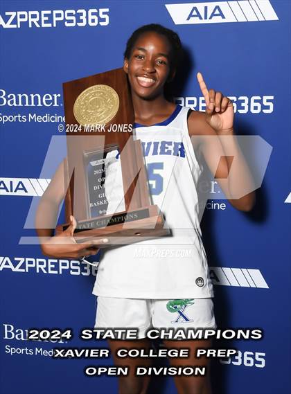 Thumbnail 2 in Xavier College Prep vs. Desert Vista (AIA Open Final - Awards) photogallery.