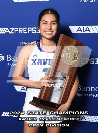 Thumbnail 2 in Xavier College Prep vs. Desert Vista (AIA Open Final - Awards) photogallery.