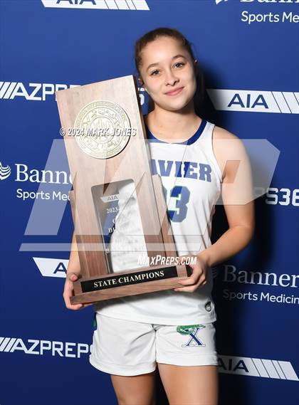 Thumbnail 3 in Xavier College Prep vs. Desert Vista (AIA Open Final - Awards) photogallery.