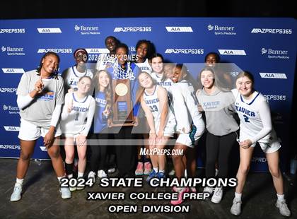 Thumbnail 3 in Xavier College Prep vs. Desert Vista (AIA Open Final - Awards) photogallery.