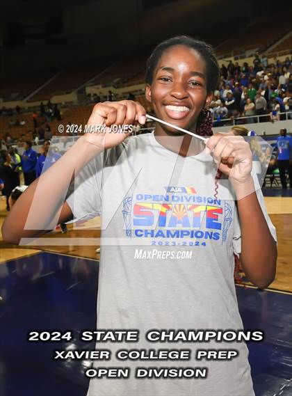 Thumbnail 2 in Xavier College Prep vs. Desert Vista (AIA Open Final - Awards) photogallery.
