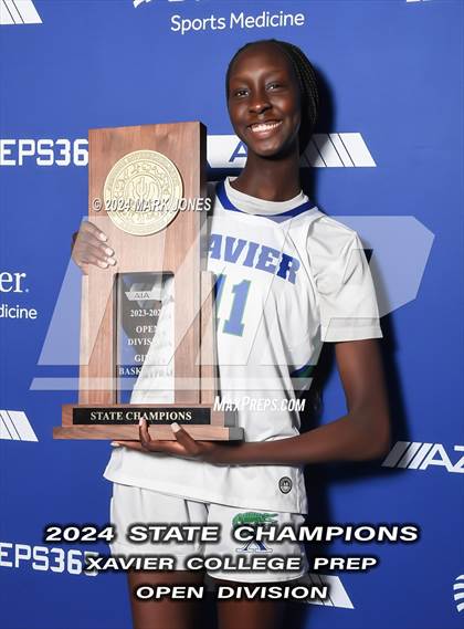 Thumbnail 2 in Xavier College Prep vs. Desert Vista (AIA Open Final - Awards) photogallery.