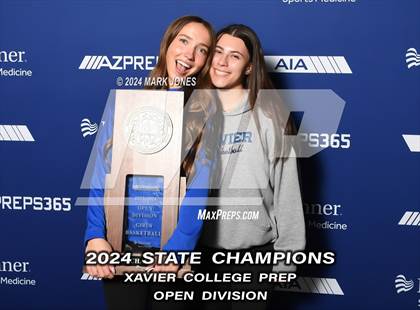 Thumbnail 2 in Xavier College Prep vs. Desert Vista (AIA Open Final - Awards) photogallery.