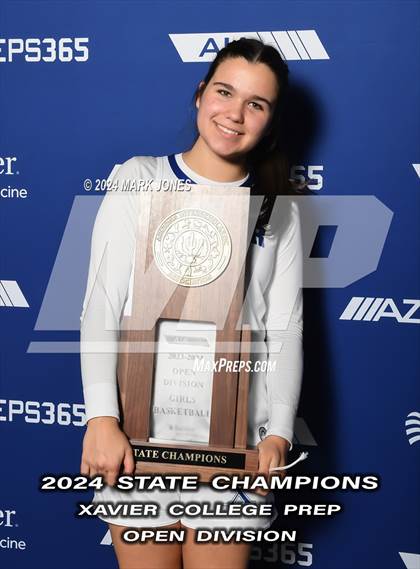 Thumbnail 3 in Xavier College Prep vs. Desert Vista (AIA Open Final - Awards) photogallery.
