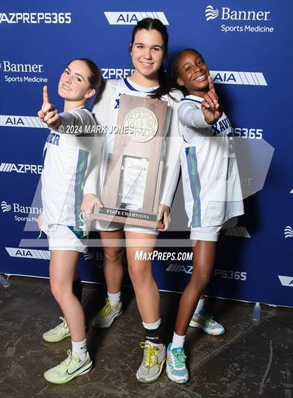 Thumbnail 1 in Xavier College Prep vs. Desert Vista (AIA Open Final - Awards) photogallery.