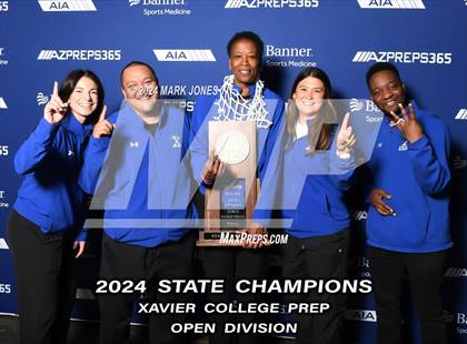 Thumbnail 1 in Xavier College Prep vs. Desert Vista (AIA Open Final - Awards) photogallery.