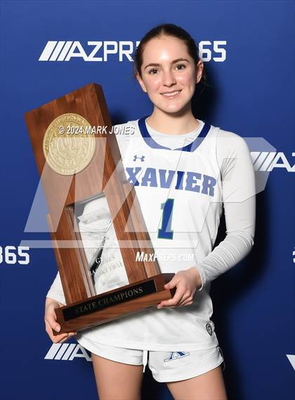 Thumbnail 1 in Xavier College Prep vs. Desert Vista (AIA Open Final - Awards) photogallery.