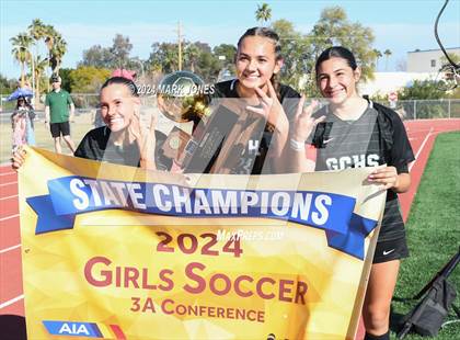 Thumbnail 2 in Gilbert Christian vs. Safford (AIA 3A Final - Awards) photogallery.
