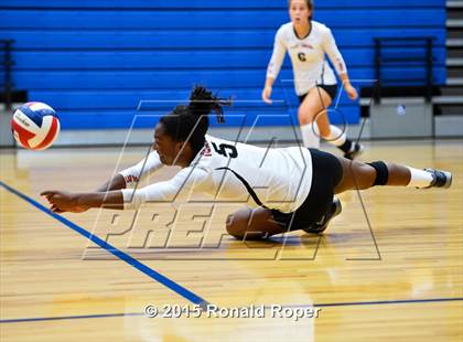 Thumbnail 2 in Texas vs Garland (Garland ISD Volleyball Tournament) photogallery.