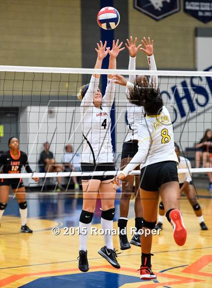 Thumbnail 3 in Texas vs Garland (Garland ISD Volleyball Tournament) photogallery.