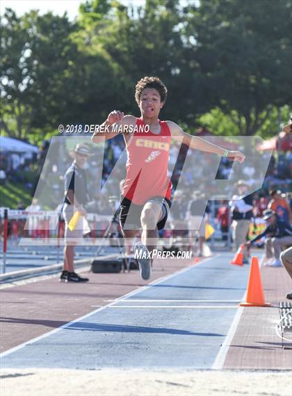 Thumbnail 2 in CIF State Track and Field Championships (Boys Triple Jump Qualifying) photogallery.
