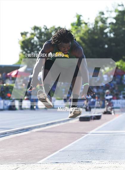 Thumbnail 3 in CIF State Track and Field Championships (Boys Triple Jump Qualifying) photogallery.