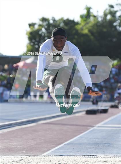Thumbnail 2 in CIF State Track and Field Championships (Boys Triple Jump Qualifying) photogallery.