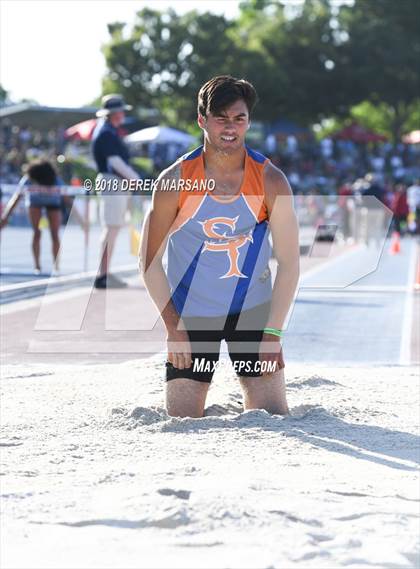 Thumbnail 3 in CIF State Track and Field Championships (Boys Triple Jump Qualifying) photogallery.
