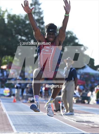 Thumbnail 3 in CIF State Track and Field Championships (Boys Triple Jump Qualifying) photogallery.
