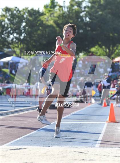 Thumbnail 3 in CIF State Track and Field Championships (Boys Triple Jump Qualifying) photogallery.