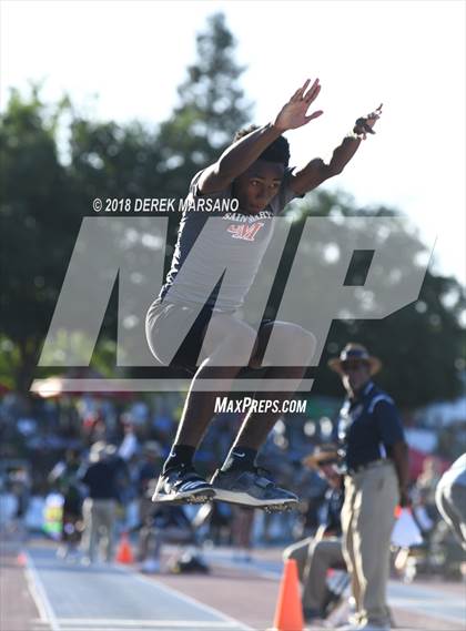 Thumbnail 3 in CIF State Track and Field Championships (Boys Triple Jump Qualifying) photogallery.