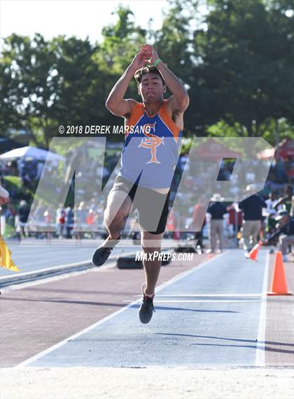 Thumbnail 3 in CIF State Track and Field Championships (Boys Triple Jump Qualifying) photogallery.