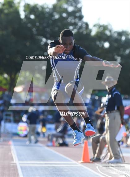 Thumbnail 2 in CIF State Track and Field Championships (Boys Triple Jump Qualifying) photogallery.