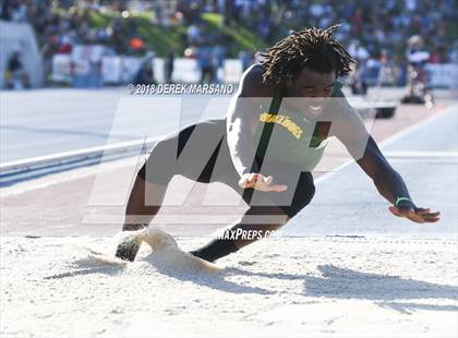 Thumbnail 1 in CIF State Track and Field Championships (Boys Triple Jump Qualifying) photogallery.